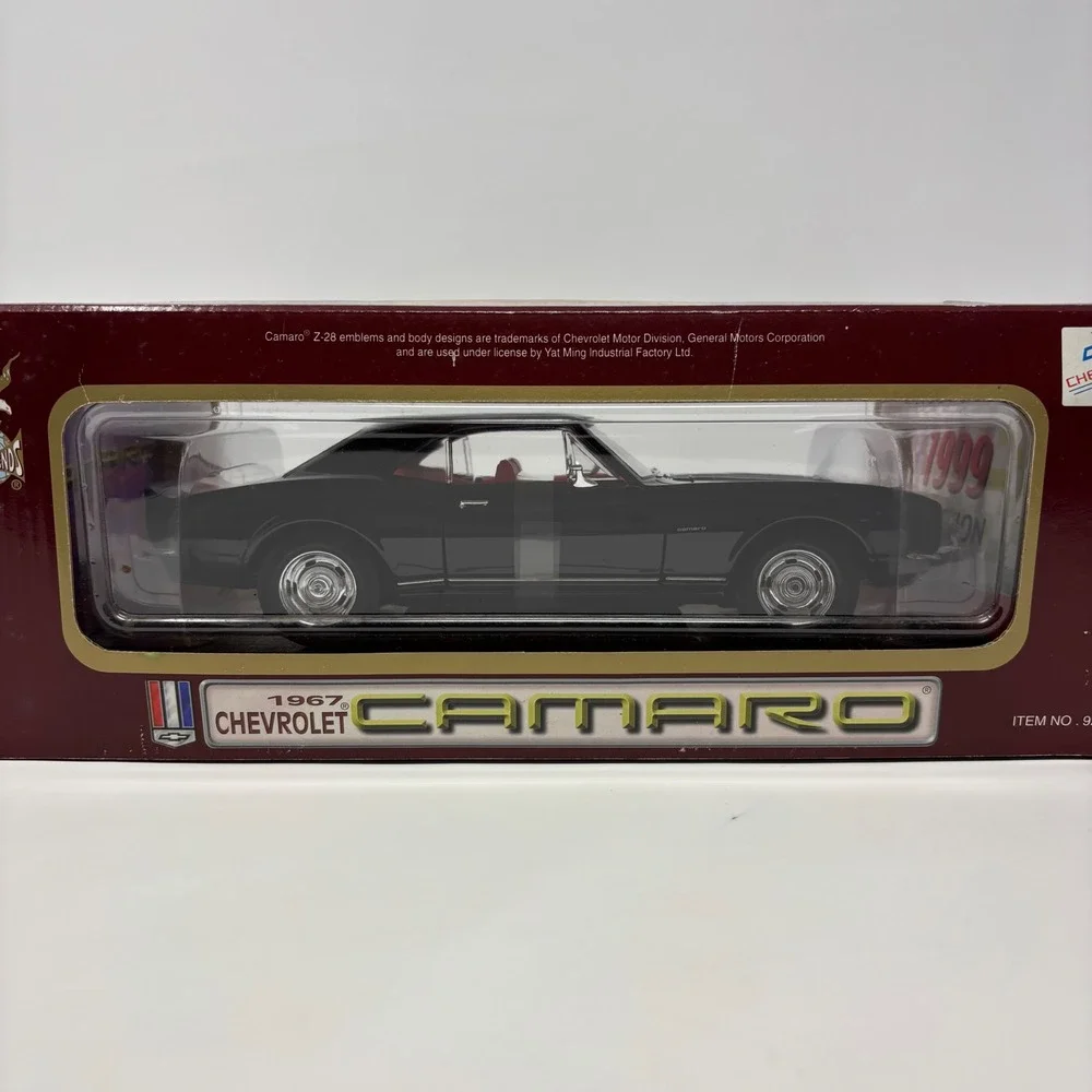 1967 Chevrolet Camaro Black 1:18 Yat Ming Road Legends Diecast Sealed